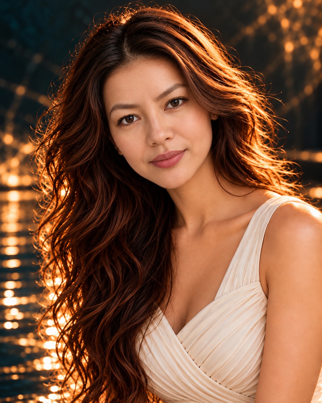Juliana Sawada — close portrait in golden light